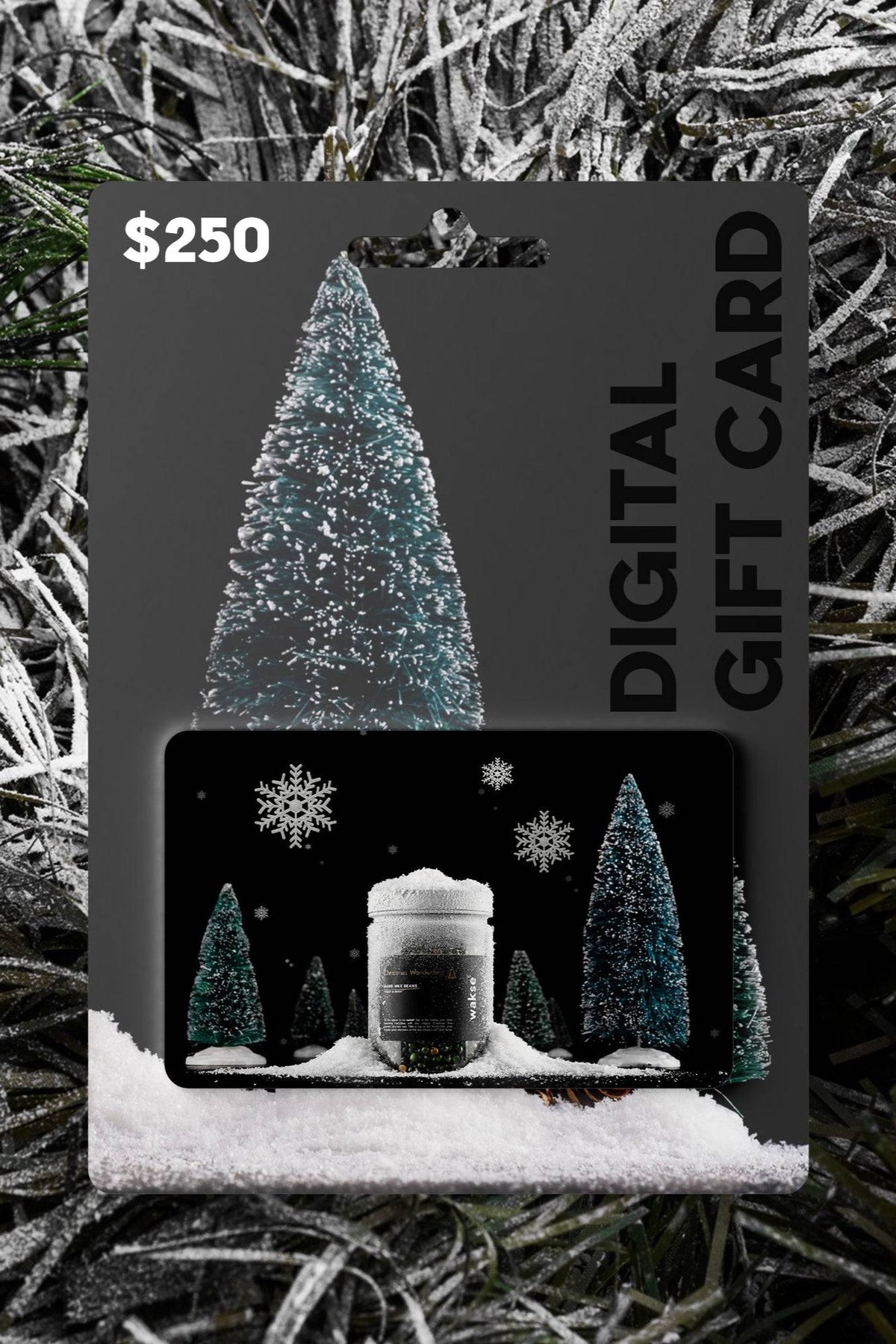 wakse Hairy Christmas Gift Card