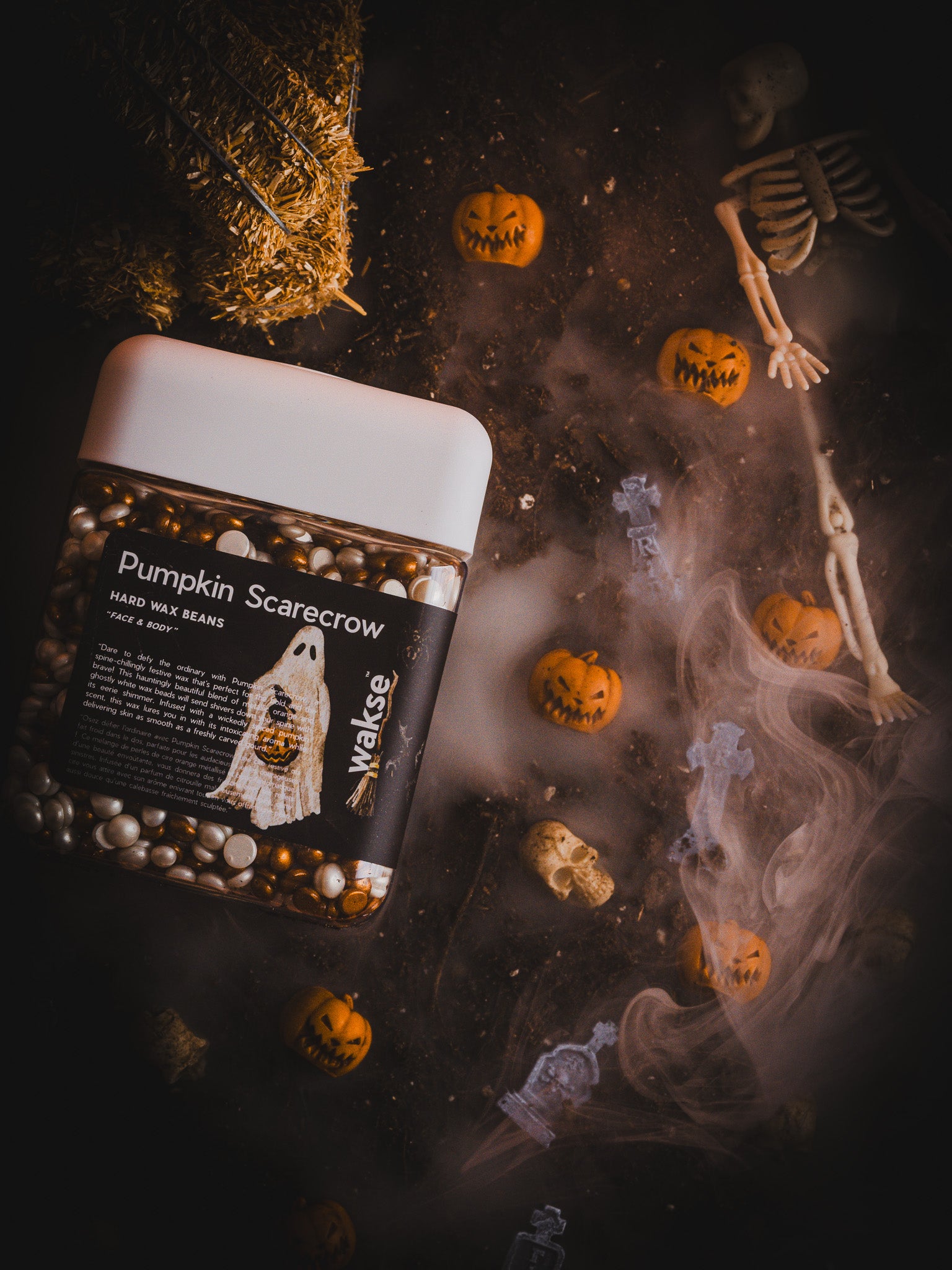 wakse Pumpkin Scarecrow Hard Wax Beans - Hair Removal