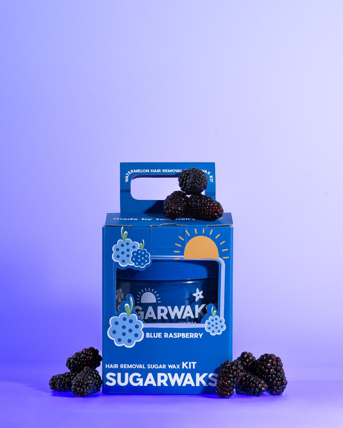 Wakse Blue Raspberry Sugar Wax – At-Home Hair Removal Wax – wakse