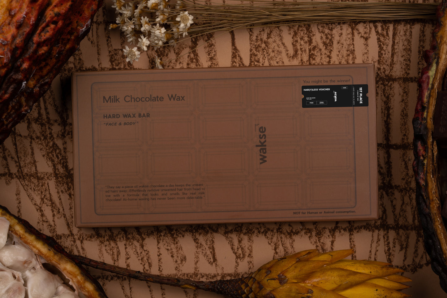 Chocolate Bar - Hard Wax Bars - Chocolate