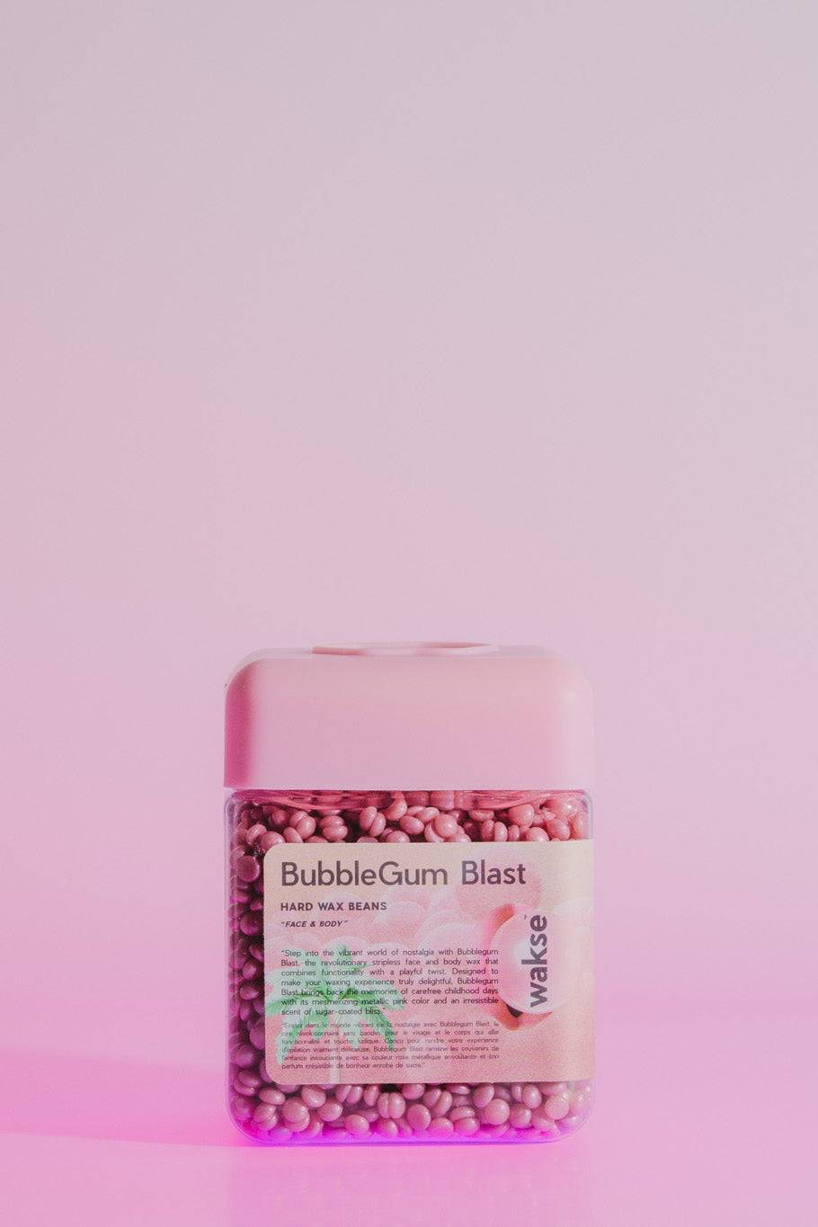 wakse Hard Wax Beans - Bubble Gum - Large