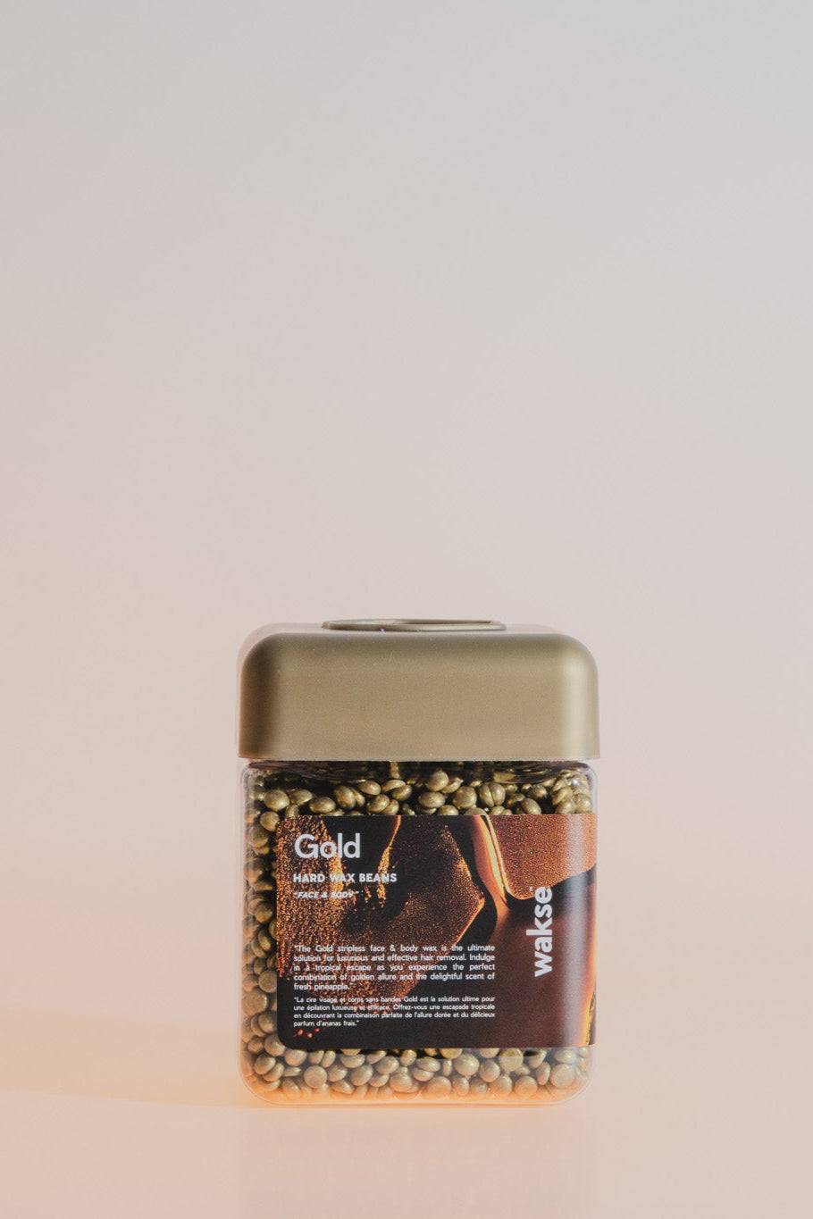 wakse Hard Wax Beans - Gold - Large