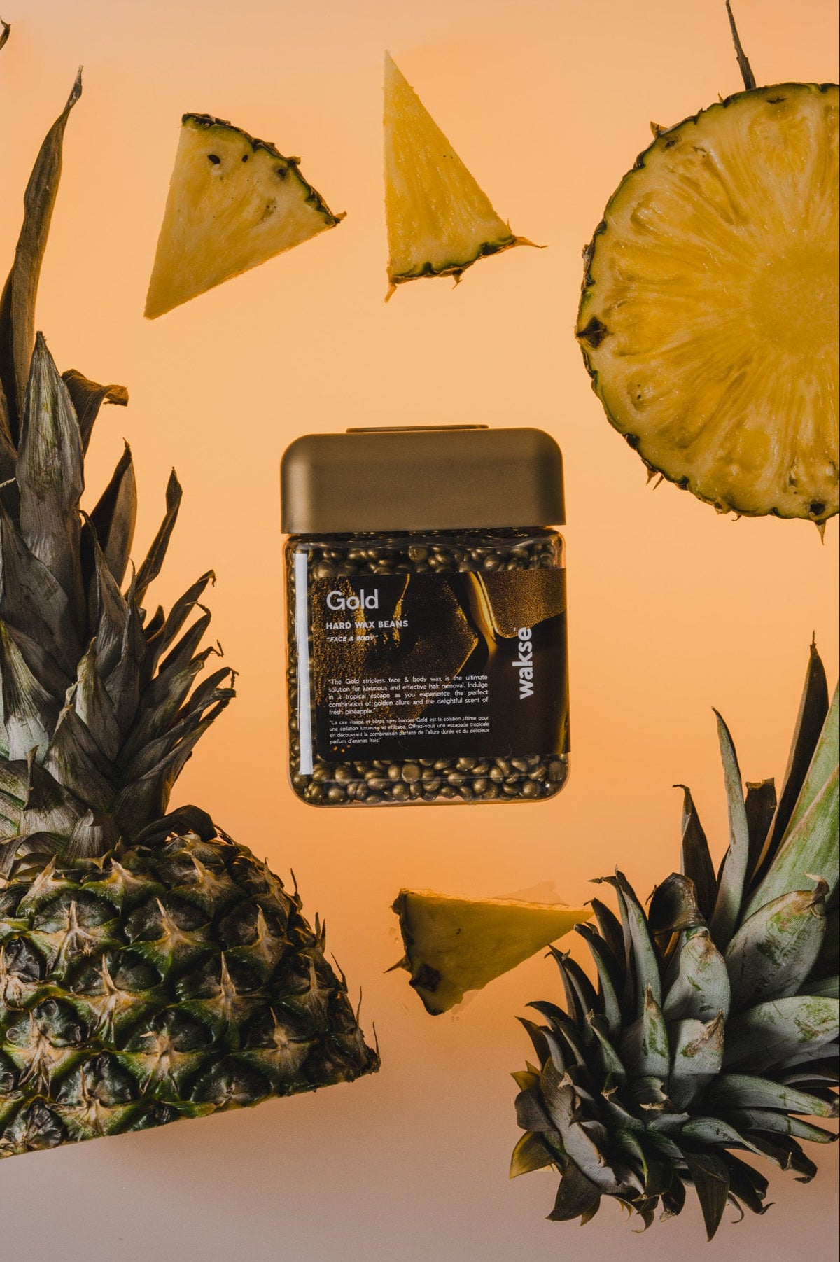 wakse Hard Wax Beans - Gold - Small