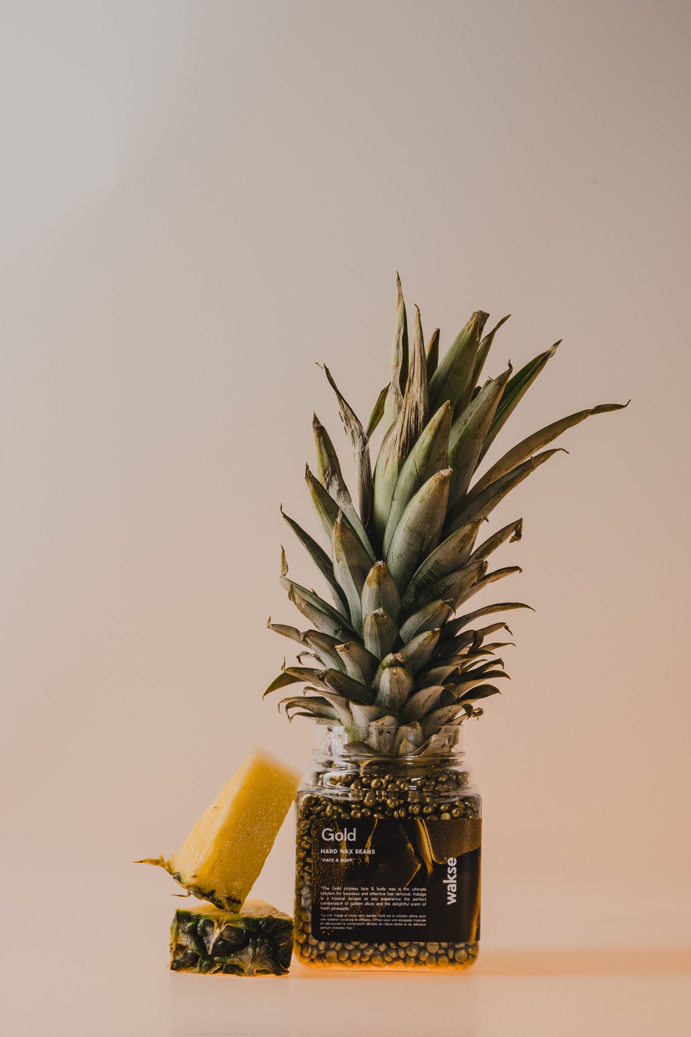 wakse Hard Wax Beans - Gold - Small