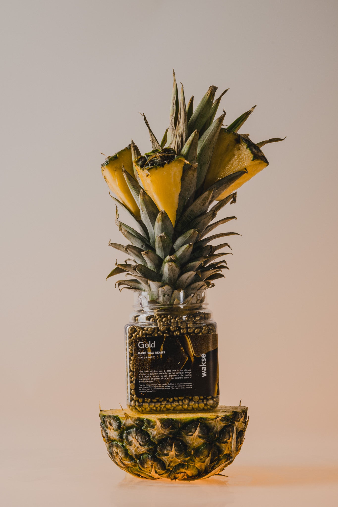wakse Hard Wax Beans - Gold - Small