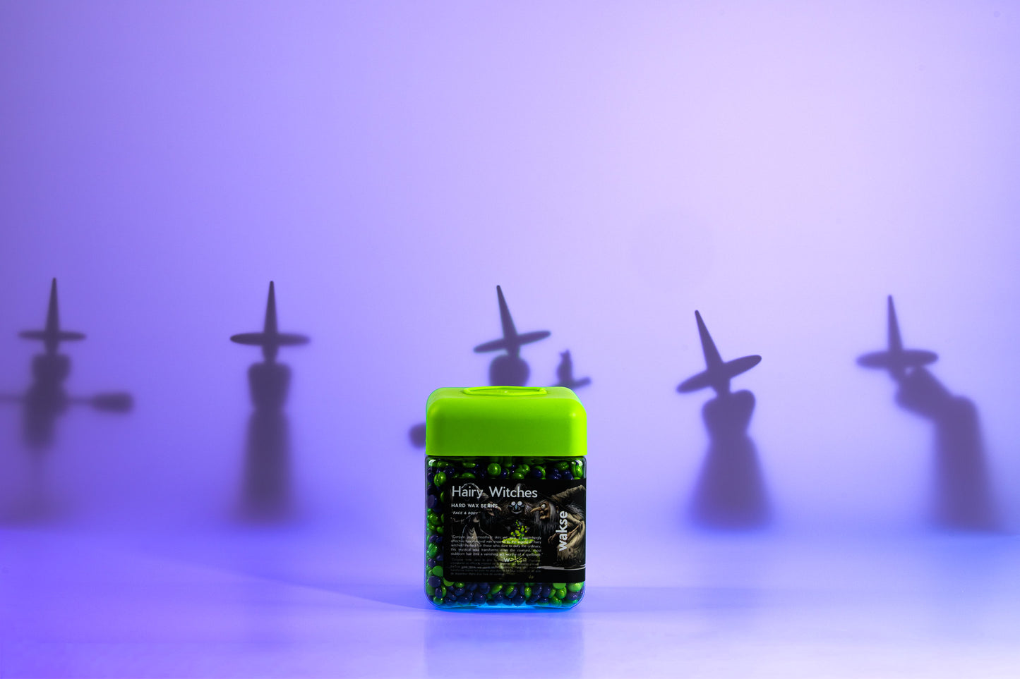 wakse Hard Wax Beans - Hairy Witches - Large