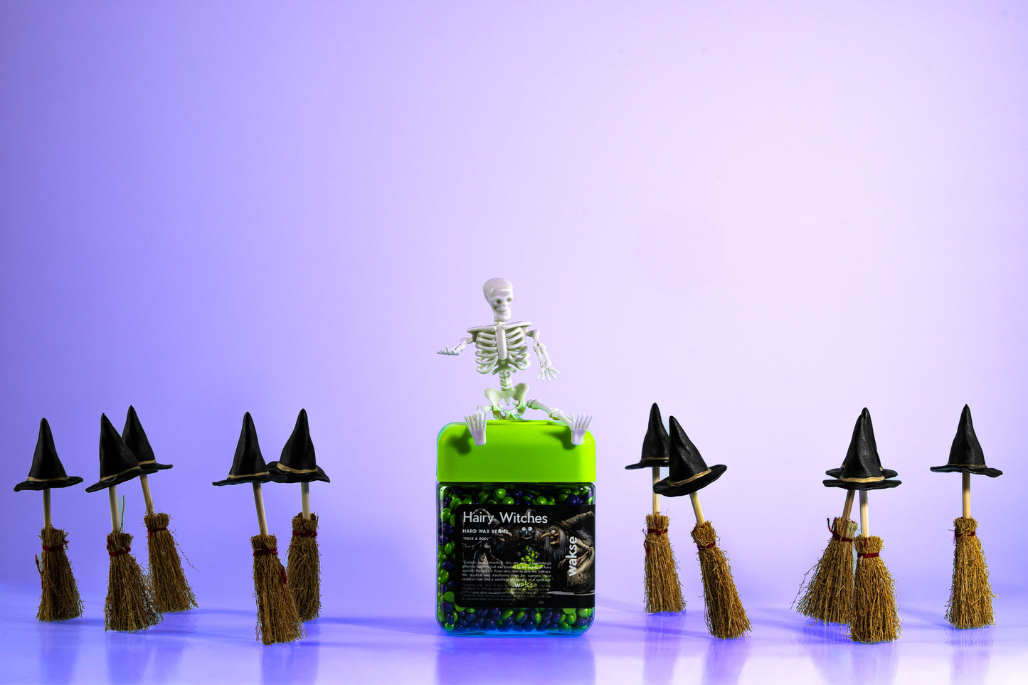wakse Hard Wax Beans - Hairy Witches - Large