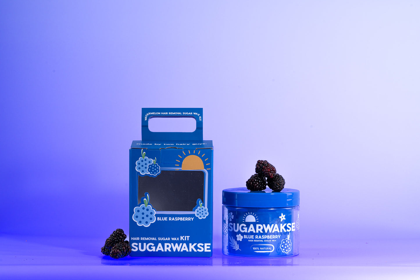 Wakse Blue Raspberry Sugar Wax Kit