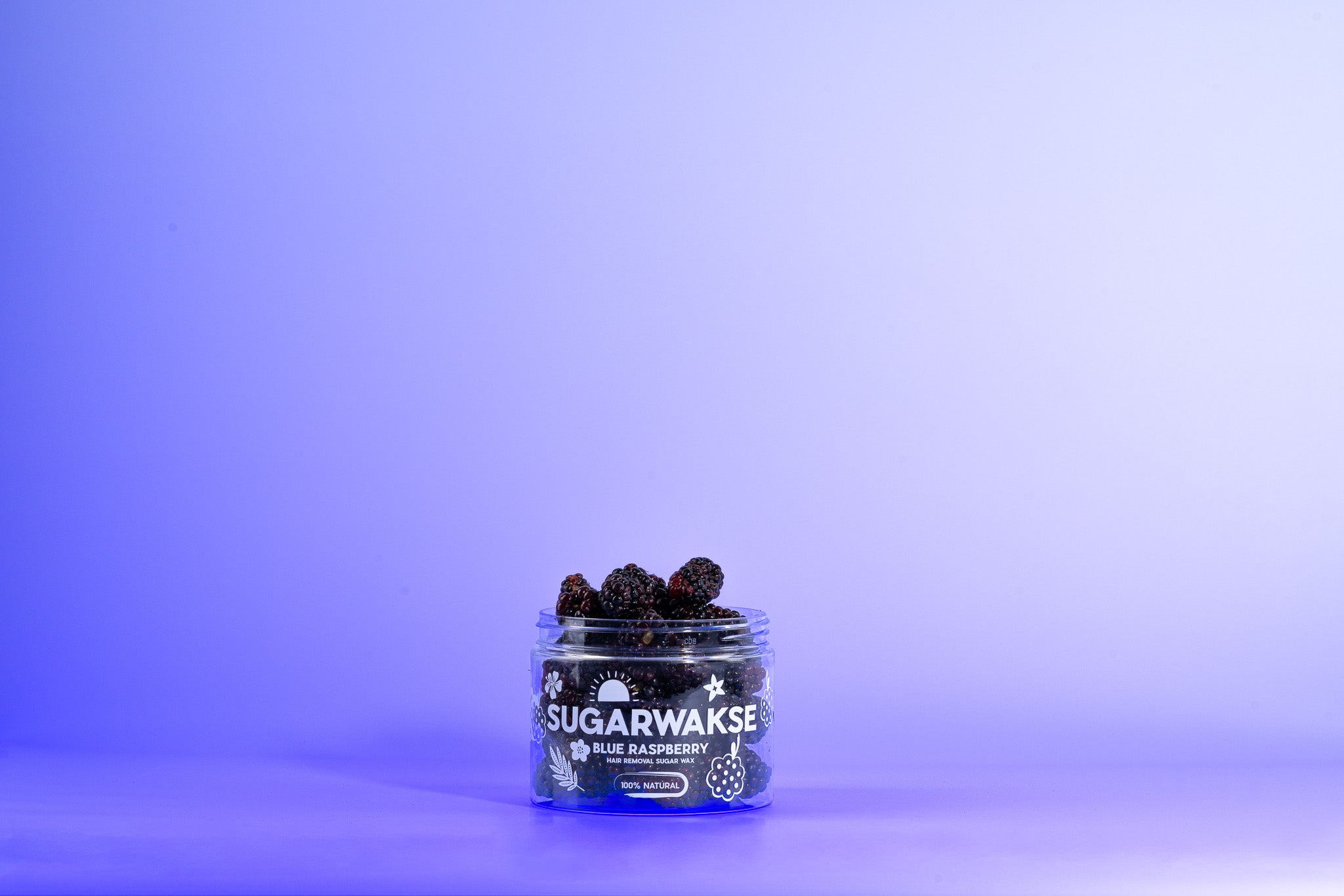 Wakse Blue Raspberry Sugar Wax – At-Home Hair Removal Wax – wakse