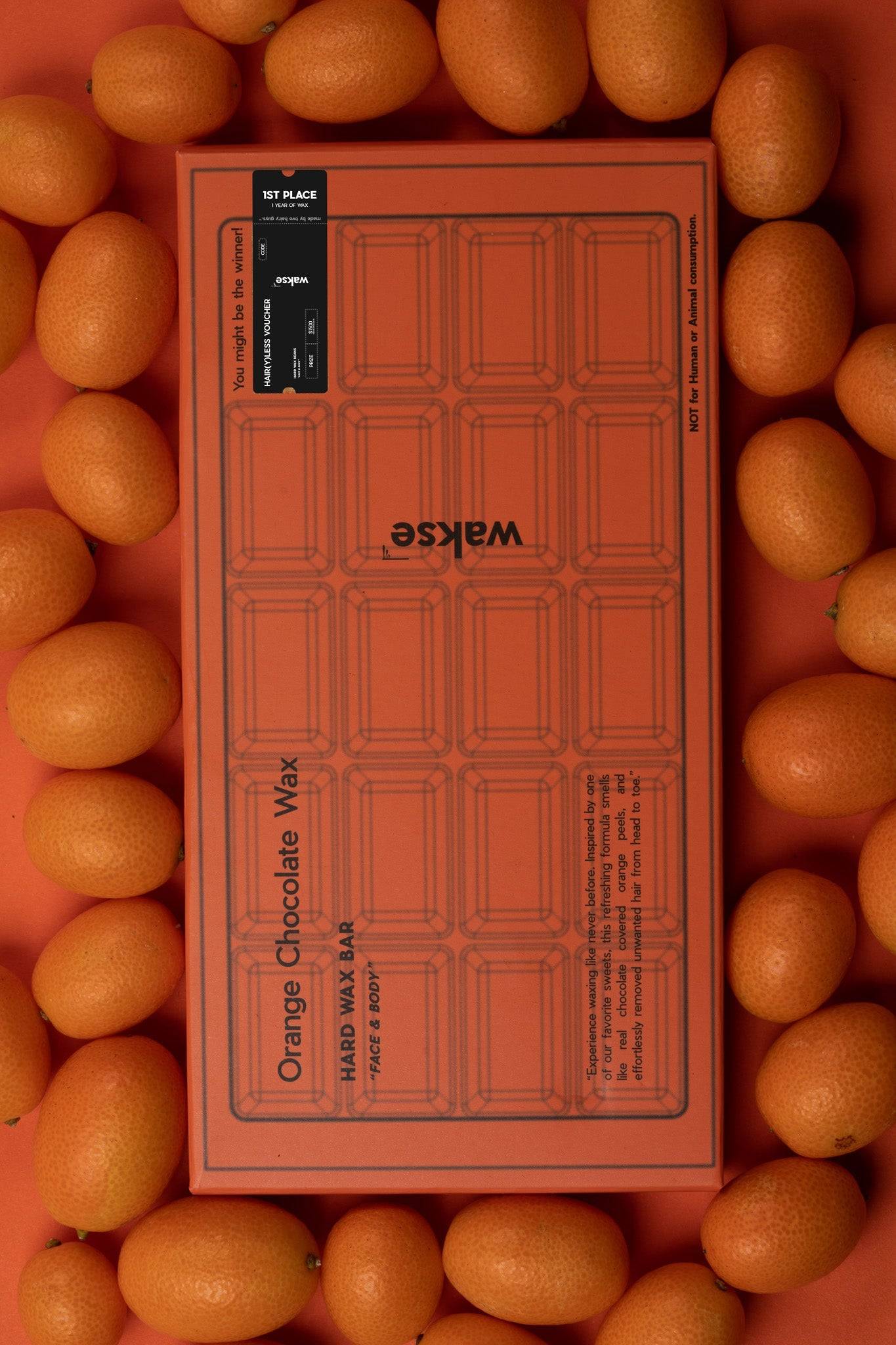 wakse Milk Chocolate Hard Wax Bar - Hair Removal