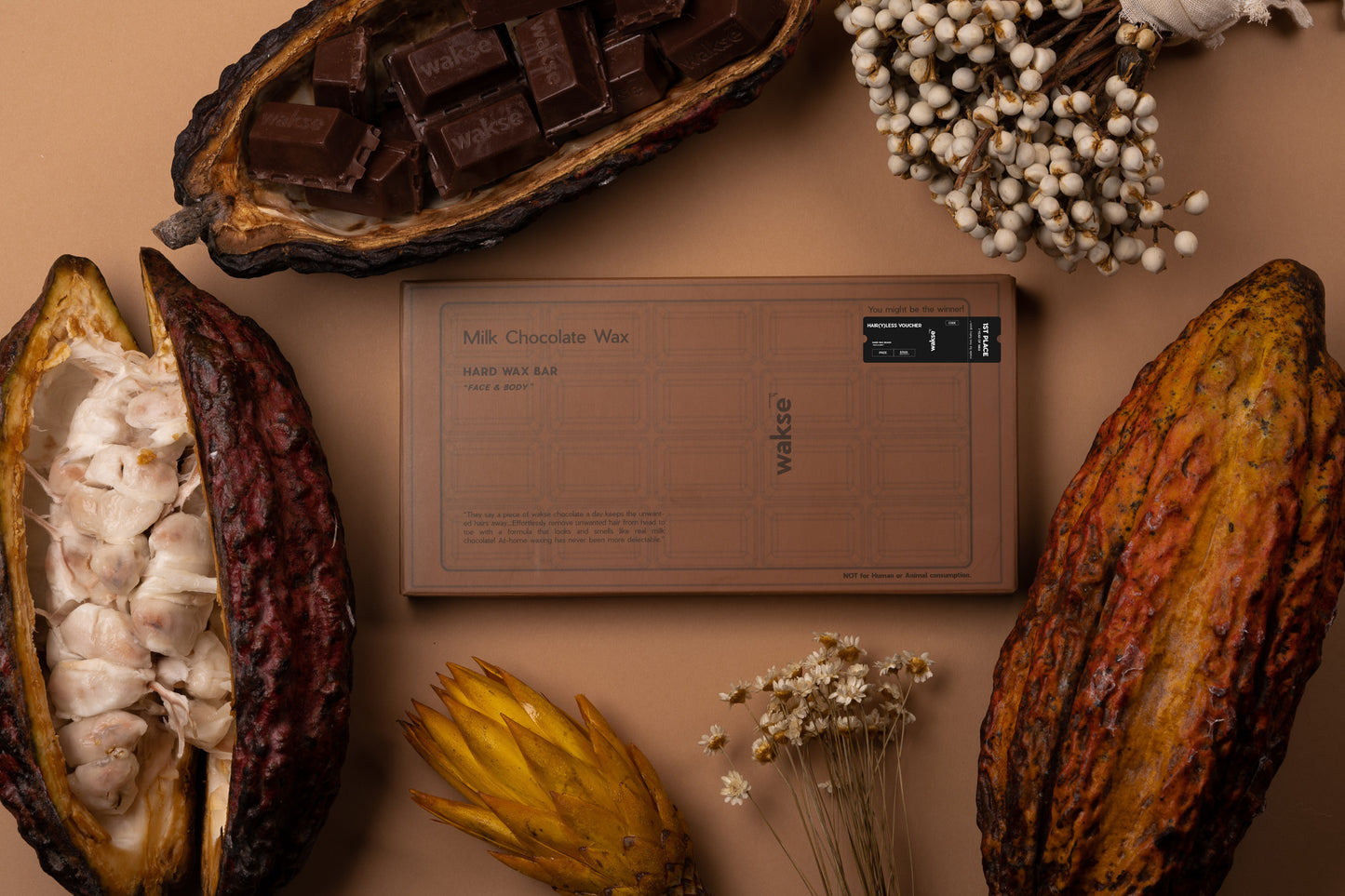 Chocolate Bar - Hard Wax Bars - Chocolate