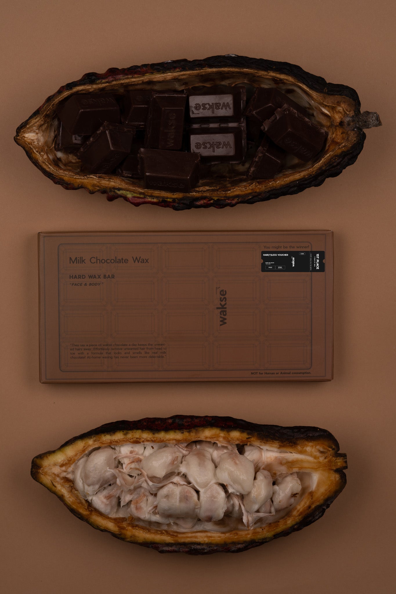 Chocolate Bar - Hard Wax Bars - Chocolate