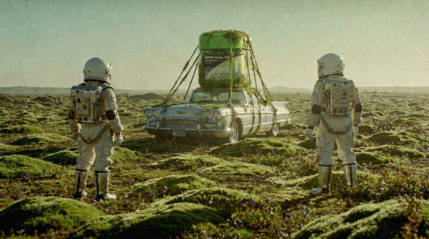 wakse Mars Green Valley Hard Wax Beans - Small