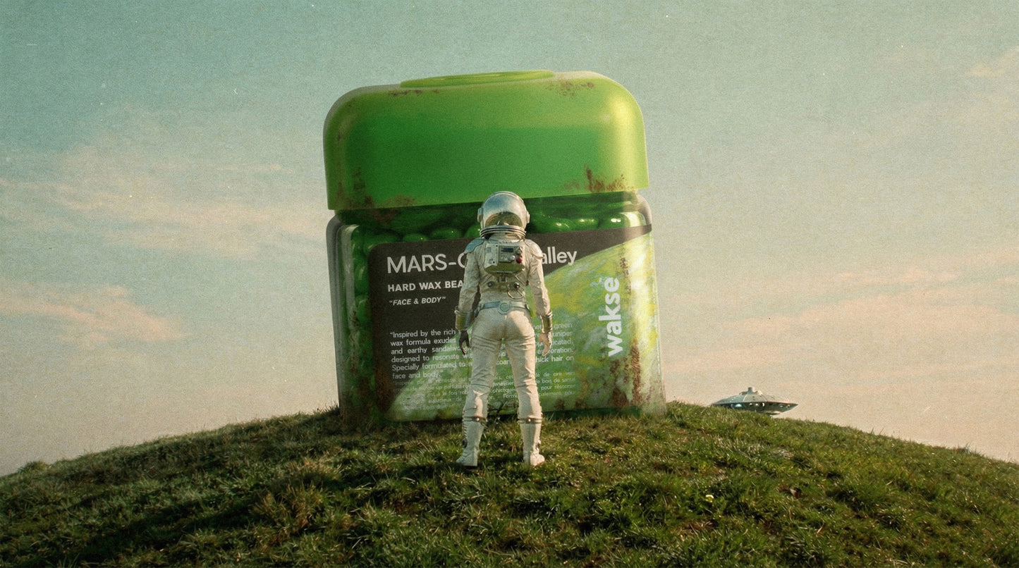 wakse Mars Green Valley Hard Wax Beans - Small