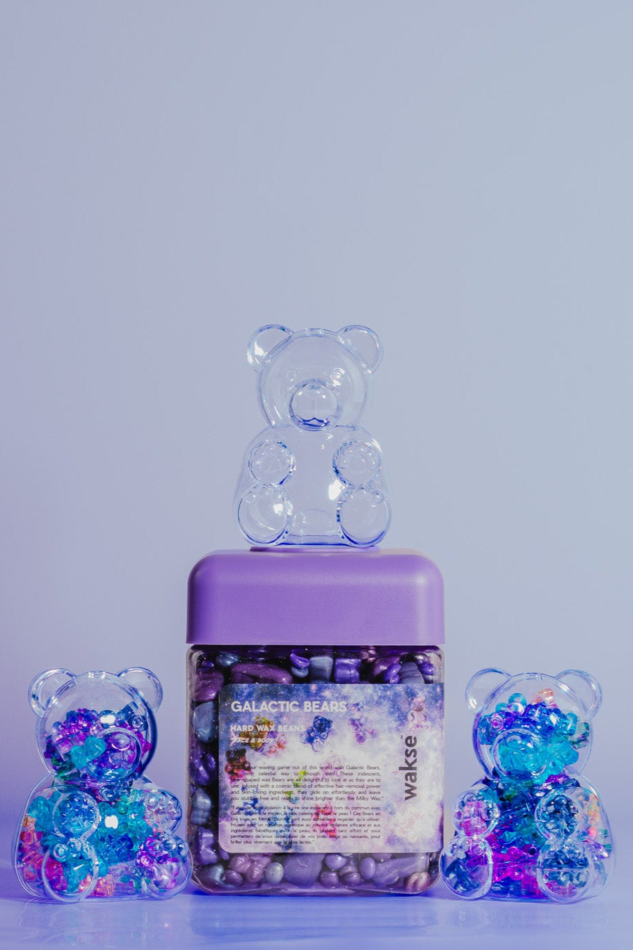 wakse Hard Wax Beans - Galactic Bears - Large