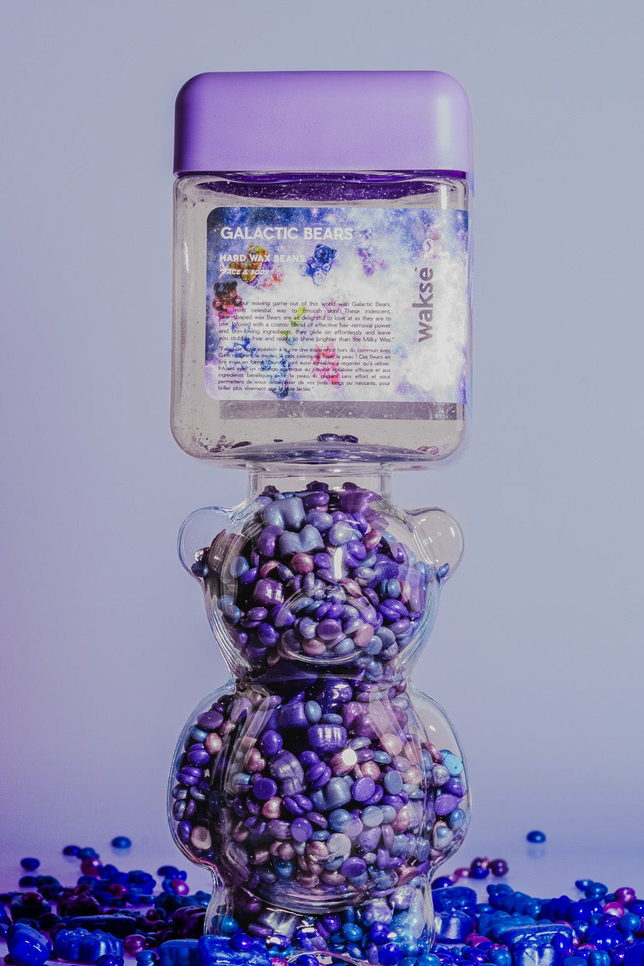 wakse Hard Wax Beans - Galactic Bears - Large