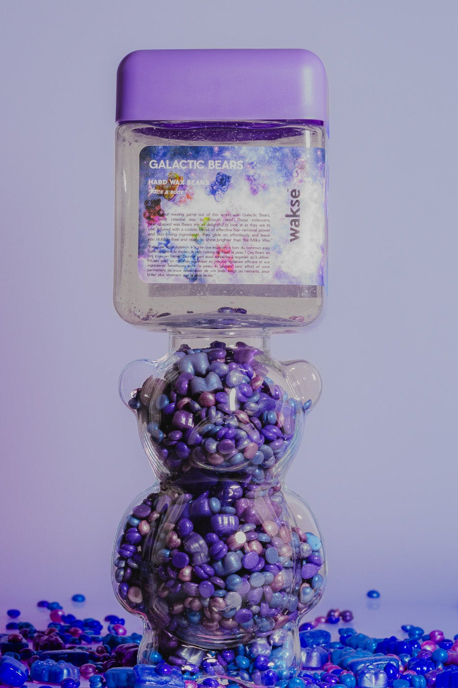 wakse Hard Wax Beans - Galactic Bears - Large