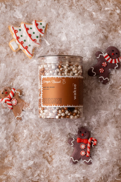 wakse Hard Wax Beans - GingerBread  - Large