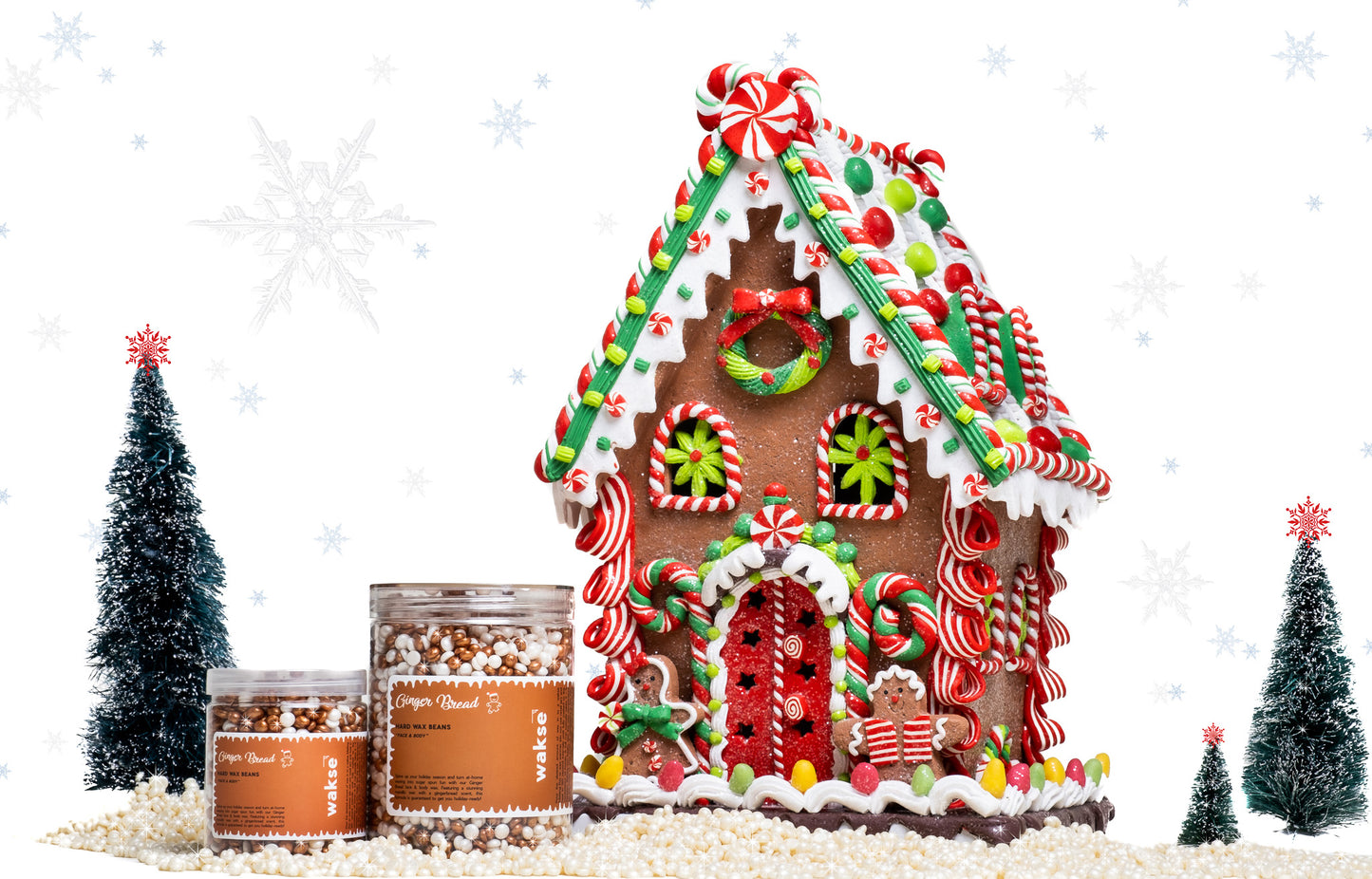 wakse Gingerbread Holiday Waxing Kit - Limited Edition