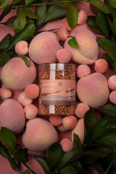 wakse Hard Wax Beans - Just Peachy - Large