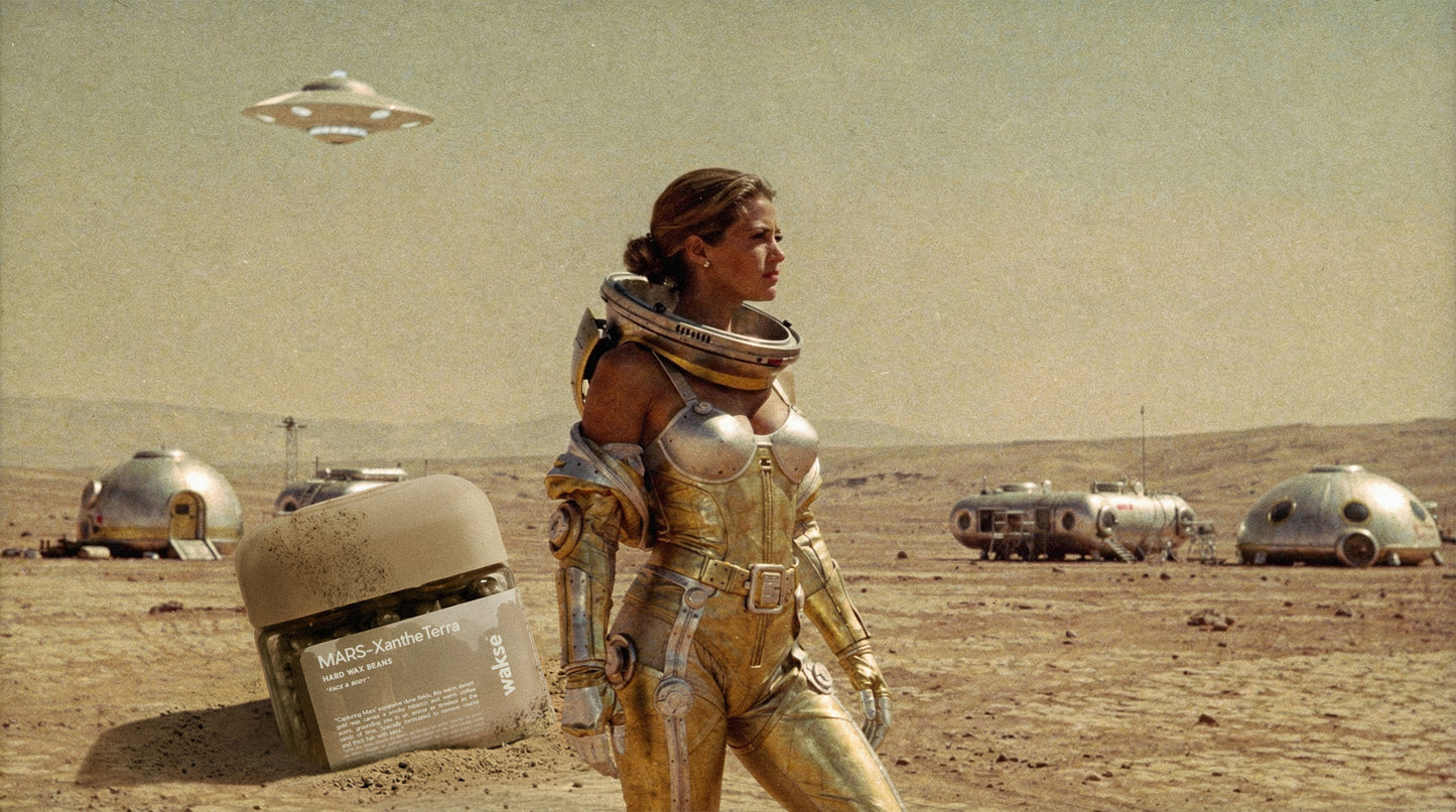 wakse Mars Xanthe Terra Hard Wax Beans - Small