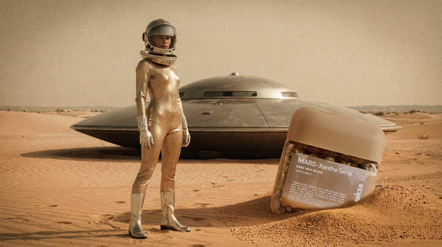 wakse Mars Xanthe Terra Hard Wax Beans - Small