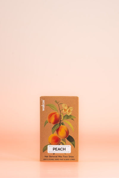 Match Box Facial Wax Strips - Peach