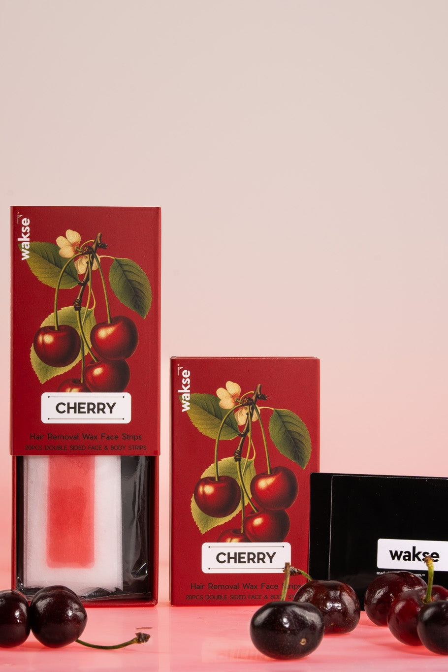 Match Box Facial Wax Strips - Cherry