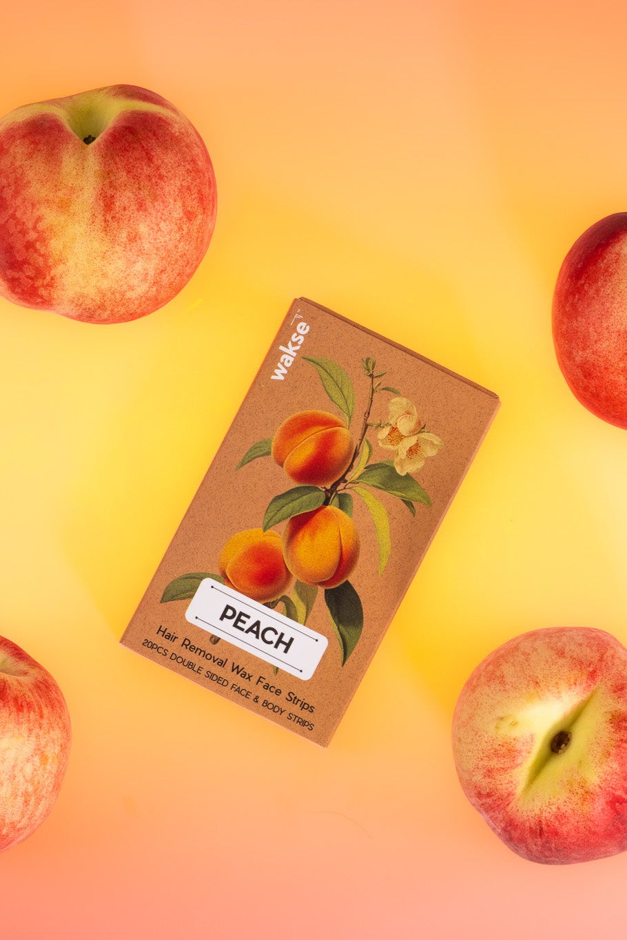 Match Box Facial Wax Strips - Peach