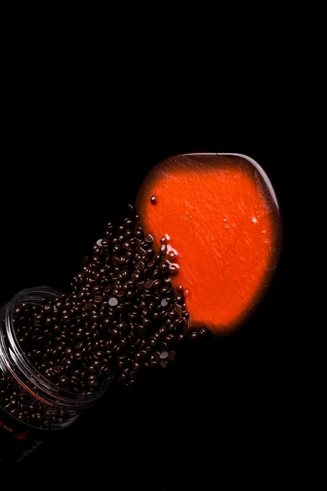 wakse Hard Wax Beans - Metamorphic Lava - Large