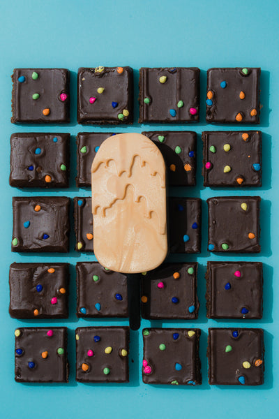 Hard Wax Popsicles - Brownie Fudge