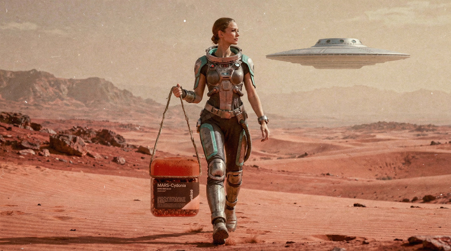 wakse Mars Cydonia Hard Wax Beans - Small