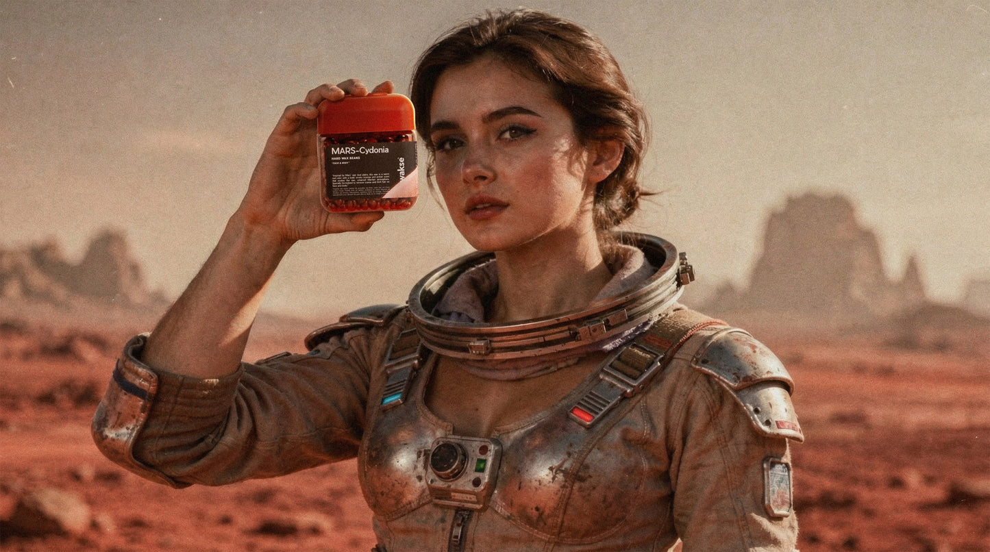 wakse Mars Cydonia Hard Wax Beans - Small