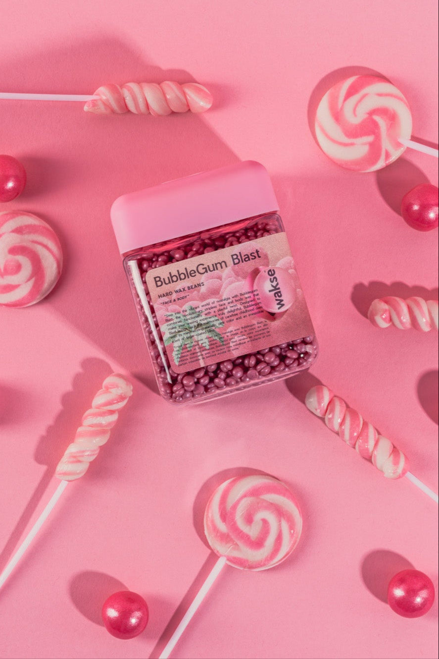 wakse Hard Wax Beans - Bubble Gum - Large