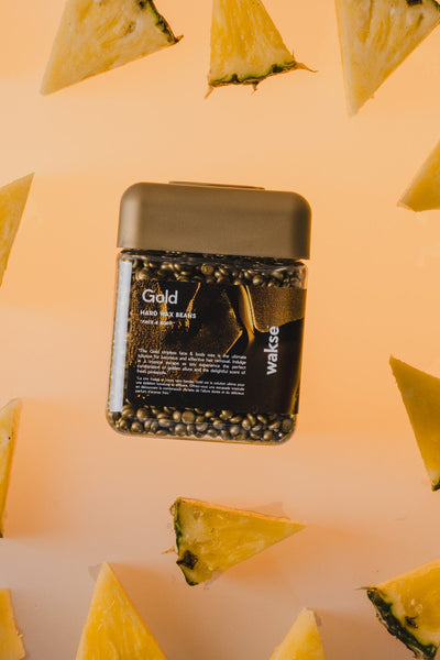 wakse Hard Wax Beans - Gold - Small
