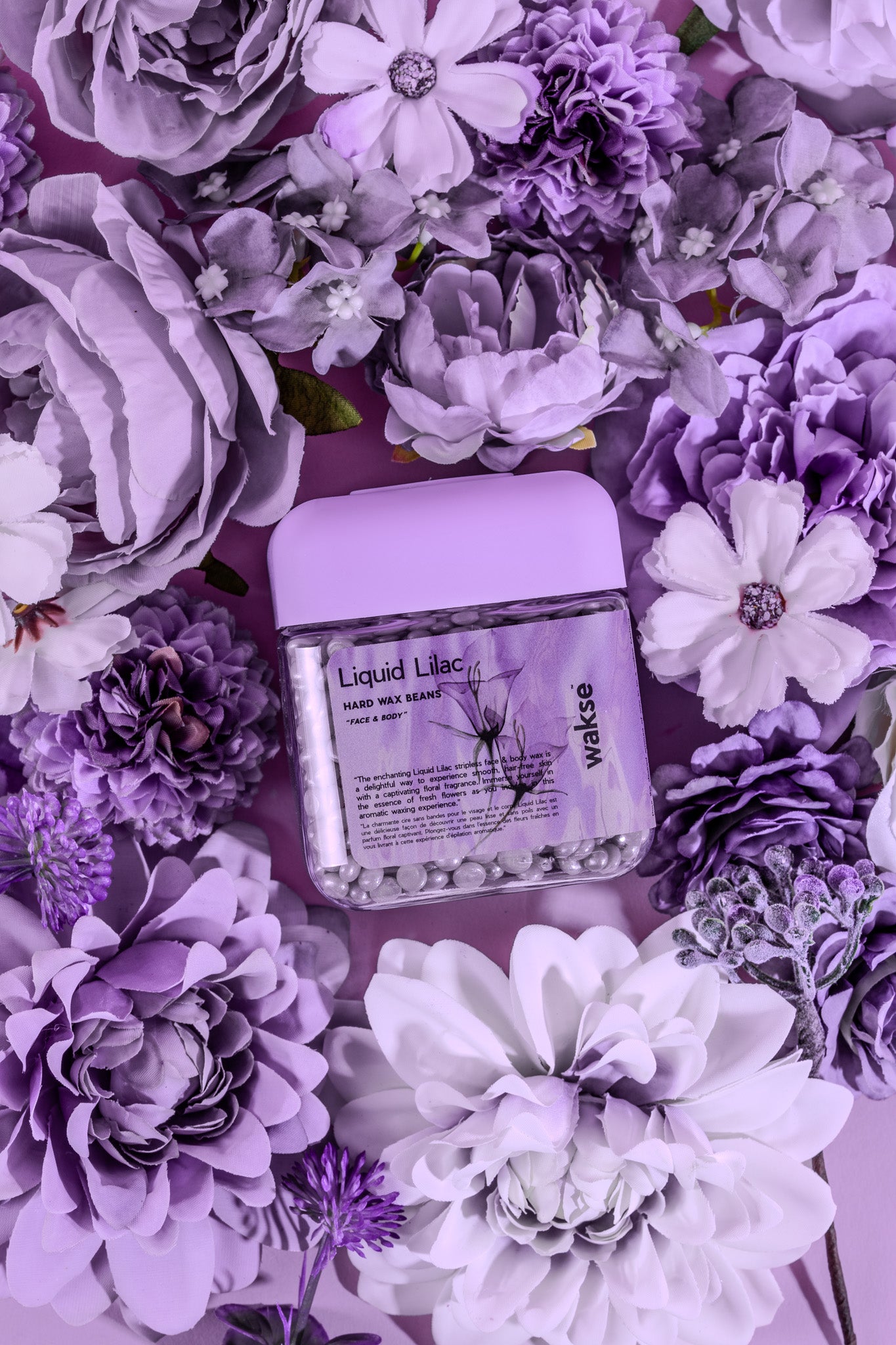 wakse Hard Wax Beans - Liquid Lilac - Small
