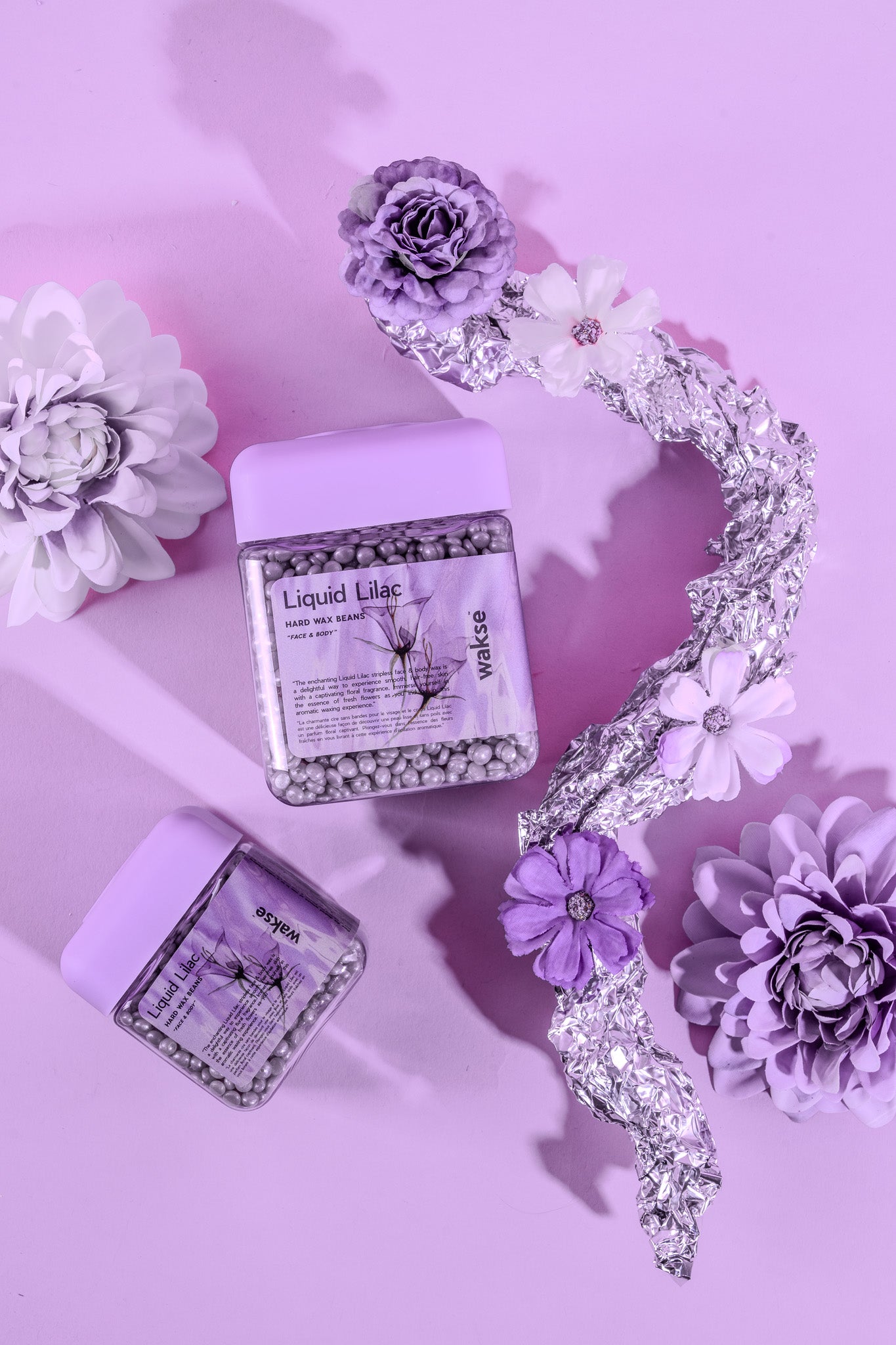 wakse Hard Wax Beans - Liquid Lilac - Small