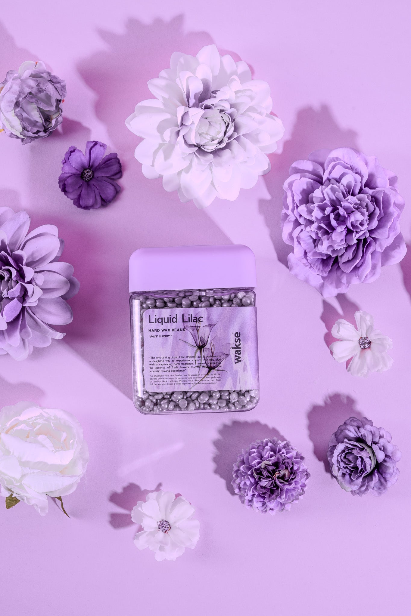 wakse Hard Wax Beans - Liquid Lilac - Small