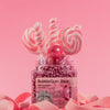 Wakse LLC BubbleGum Blast at home waxing kit with pink wax beads and candy-inspired sticks