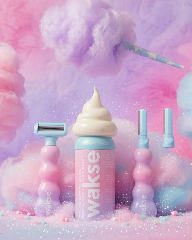 Cosmic Candy TWO FACED Razor + Whipped Shaving Cream Kit (wakse Online Only)