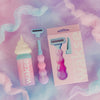 Cosmic Candy TWO FACED Razor + Whipped Shaving Cream Kit (wakse Online Only)