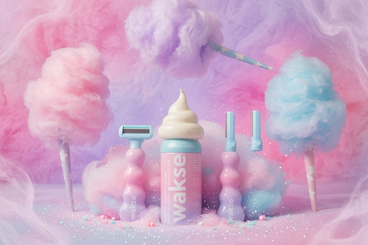 Cosmic Candy TWO FACED Razor + Whipped Shaving Cream Kit (wakse Online Only)