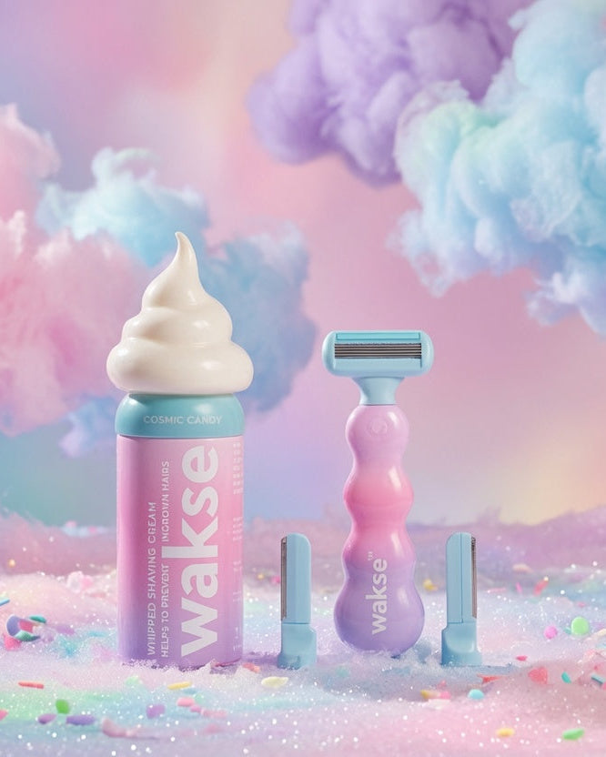 Cosmic Candy TWO FACED Razor + Whipped Shaving Cream Kit (wakse Online Only)