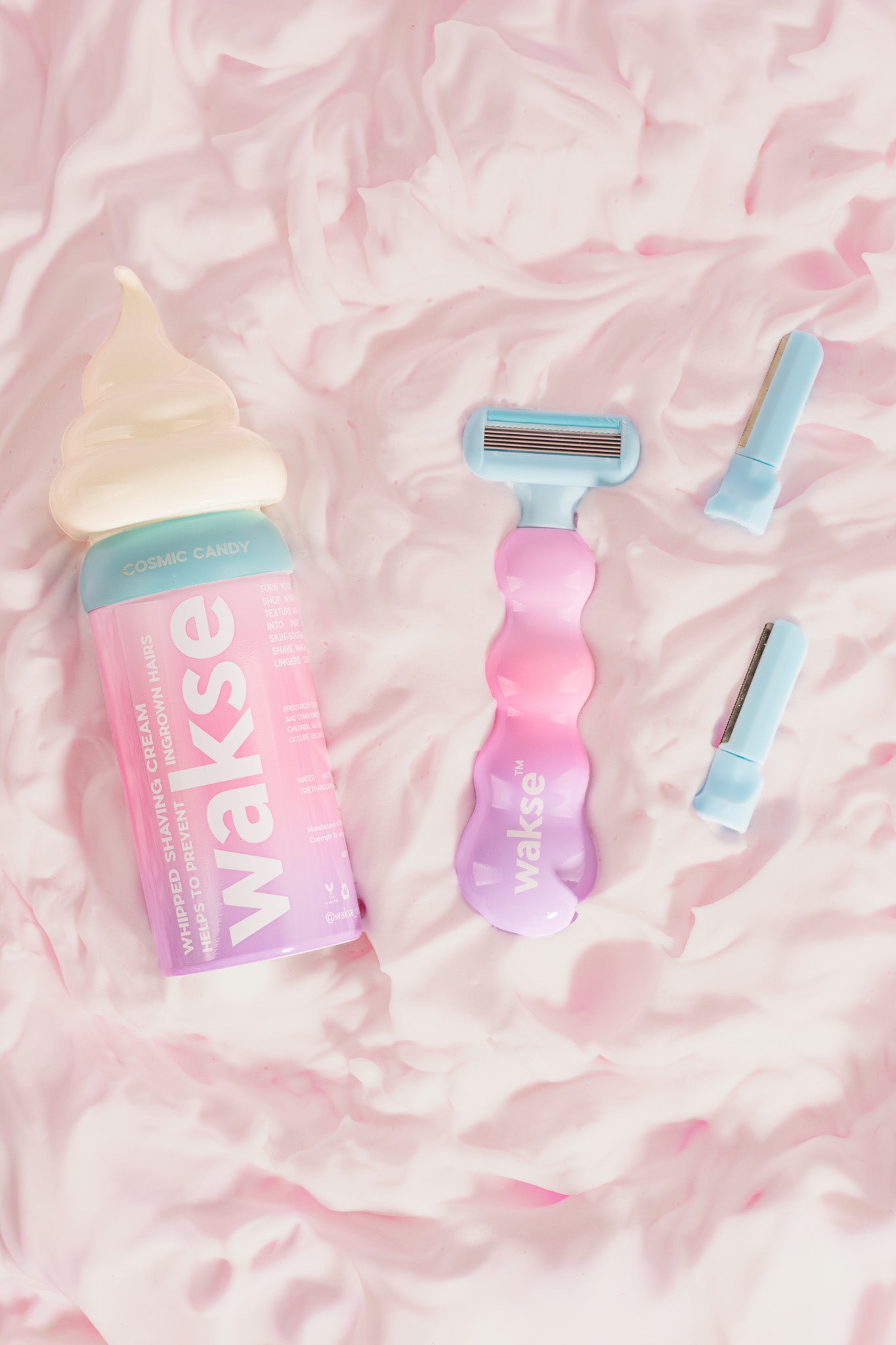 Cosmic Candy TWO FACED Razor + Whipped Shaving Cream Kit (wakse Online Only)
