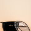 Black electric wax warmer for hard wax with transparent lid from My Store