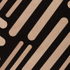 Wooden sticks in various sizes arranged on black surface for face and body wax applicator set