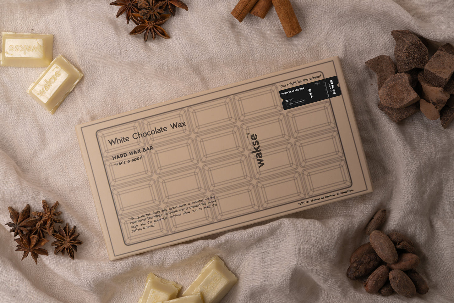 Chocolate Bar - Hard Wax Bars - Chocolate