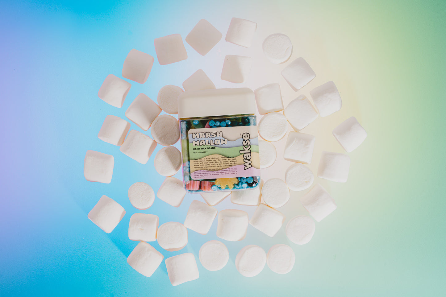 wakse Marshmallow Hard Wax Beans - Large