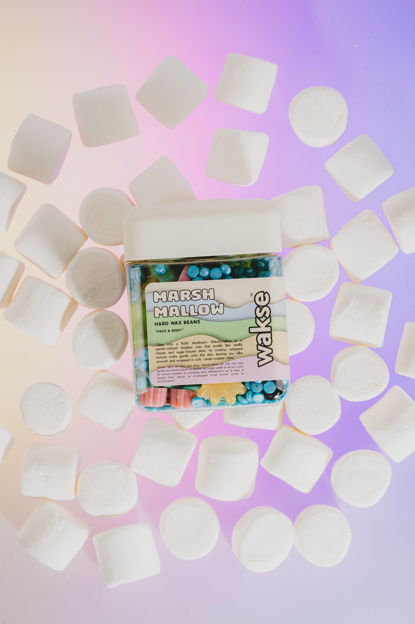 wakse Marshmallow Hard Wax Beans - Large