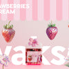 wakse Strawberries 'N Cream Shaped Wax Hard Wax Beans - Large